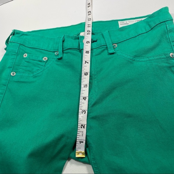 Rag & Bone for Intermix Green Denim Pants 28 - Picture 7 of 13